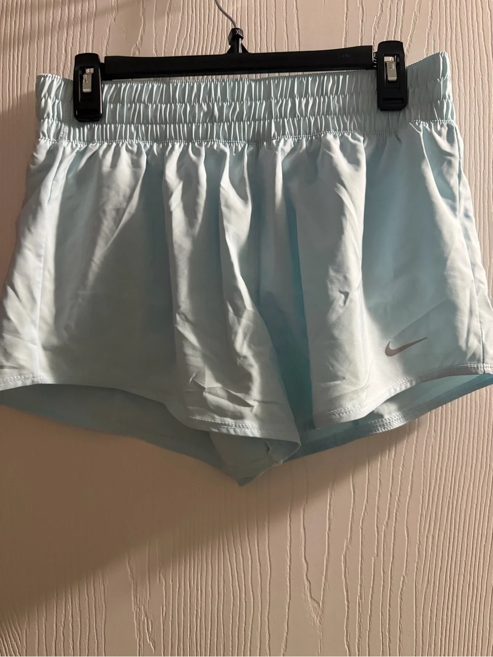 Nike Women's Light Blue Athletic Running Shorts